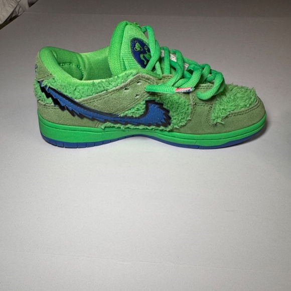 Nike SB Dunk Low Grateful Dead Green Bear Size 6.5 Men’s Rare Sneakers - Picture 6 of 9